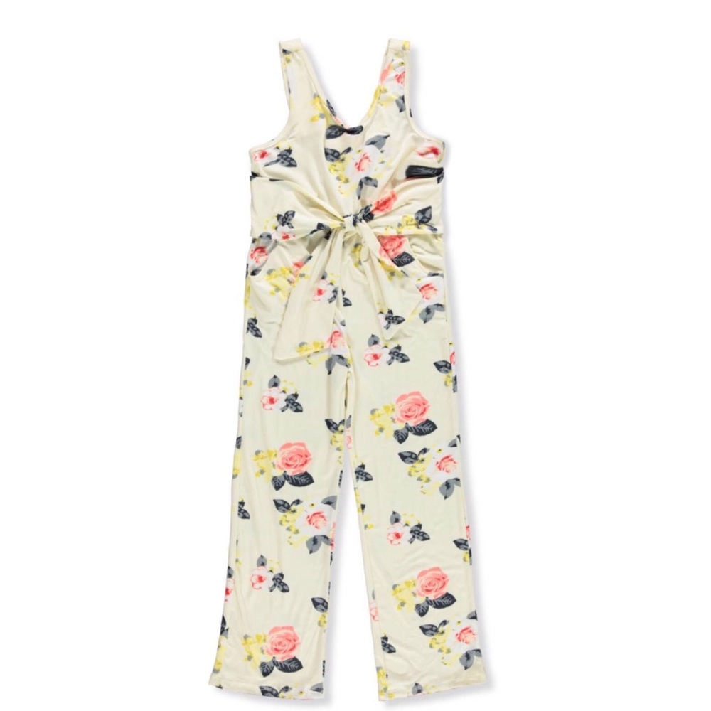Girls Flower Jumsuit